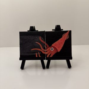 Giant Squid & Sperm Whale Painting Set